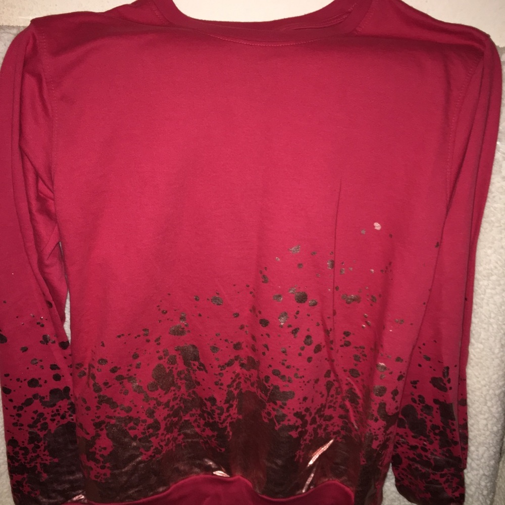 Red light sweater